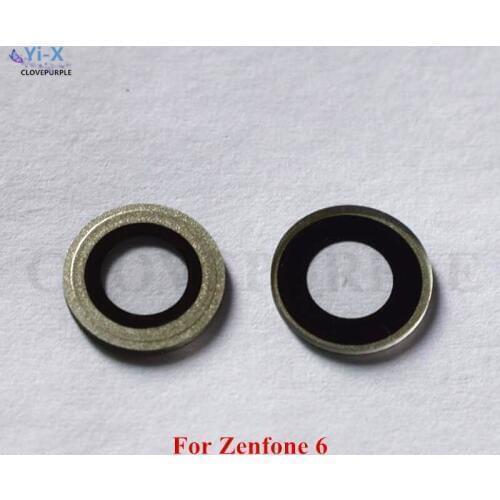 2PCS Camera Glass Lens For Asus Zenfone 6 Back Camera Lens Glass with Sticker