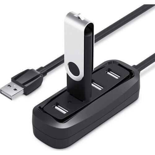 2021 USB Hub 4 Port Adapter Splitter Portable High Speed for Laptop Mobile Phone Keyboard USB Hub Adapter Connectors H-best
