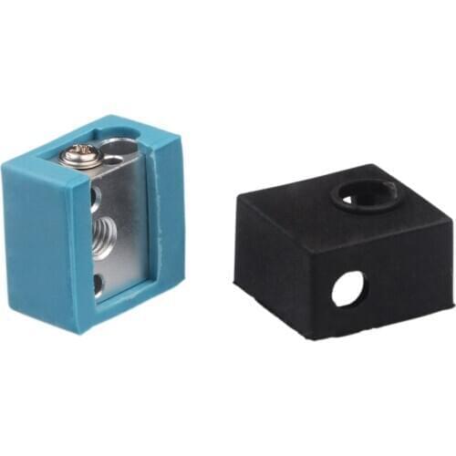 3pcs 3D Printer Parts CR10 Heater Block MK8 Silicone Sock CR10 Hotend Extruder For Creality Ender 3 MK7/MK8/MK9 Block