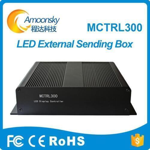 Amoonsky advertising display screen usage msd sending card inbuilt led video sender box novastar mctrl300