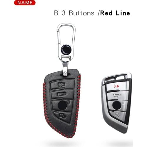 Car Remote Key Bag Cover For BMW 320I E90 E46 F30 F10 F20 E87 G30 G20 G05 Serie 1 X1 X3 F25 5 X5 F15 E39 E70 Key Case Shell Ring