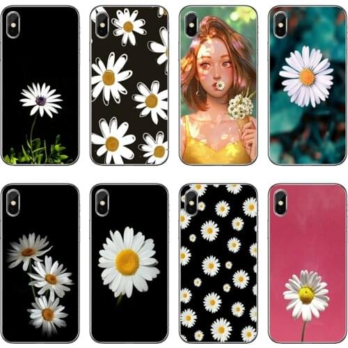 Daisy flower Accessories Phone Case For iPhone 12 11 Pro Max Mini XS Max XR X 8 7 Plus 6 6S Plus 5 5S SE 2020