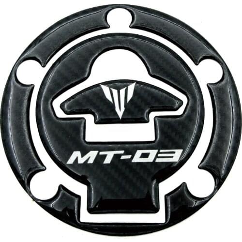 For Yamaha MT03 MT-03 YZF R3 R15 YZFR3 YZFR15 New Motorcycle 3D Carbon Fiber Sticker Gas Fuel Tank Cap Cover Pad Protector Decal