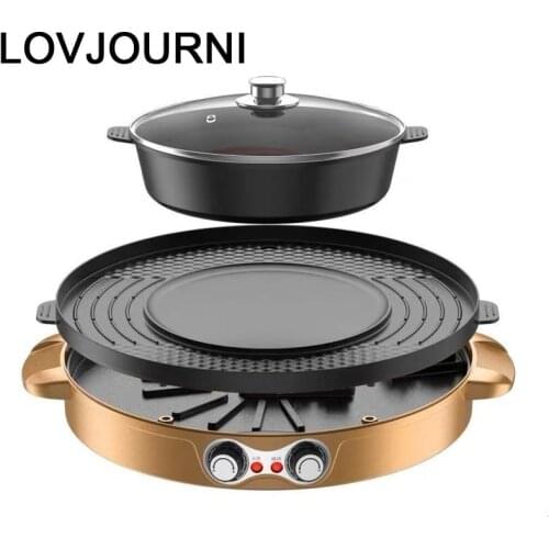 Electrique Cast Iron Parrilla Electrica Rotisserie Barbeque Raclette Churrasqueira Barbecue Mangal Churrasco Electric Bbq Grill