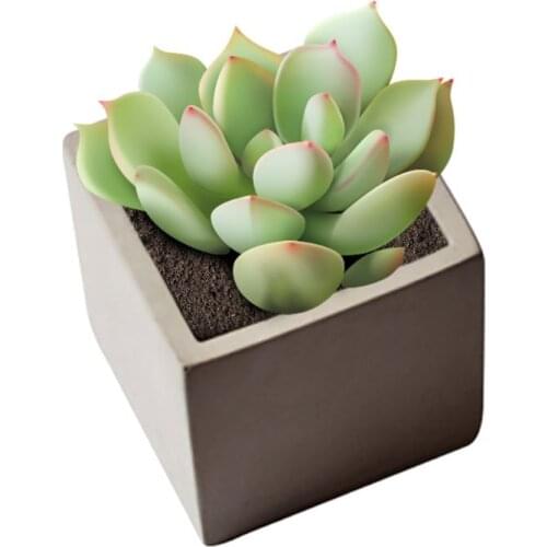 K5DC Cube Concrete Silicone Mold Planter Flower Pot Cement Vase Mould Craft Handmade Garden Decoration Tool