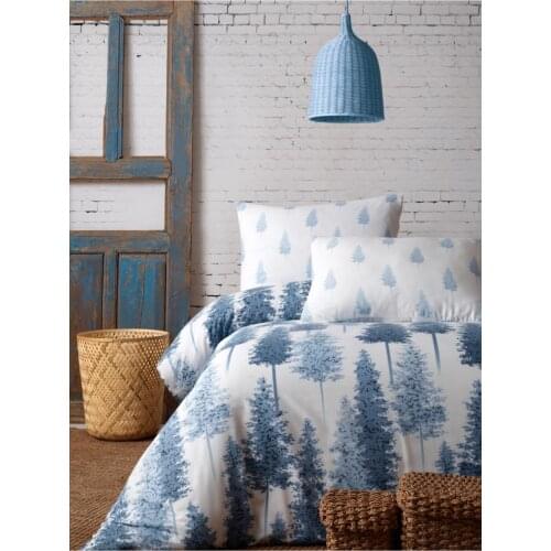 Frescoliva Forest Cotton Bedding Set, Duvet Covers King Size 200x220 Ultra Soft Hypoallergenic(1Duvet+1Comforter+2Pillowcases)