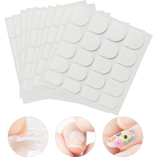 Buy 2 packs to reduce shipping fee) 10 Sheets/pack Sticky Multi Sizes Nail Adhesive Tabs For Press On Finger Nails Toenail