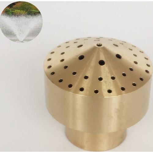 1/2" DN15 3/4" DN20 Brass Fireworks Fountain Nozzle Sprinkler Spray Head Pond Pool Fountain