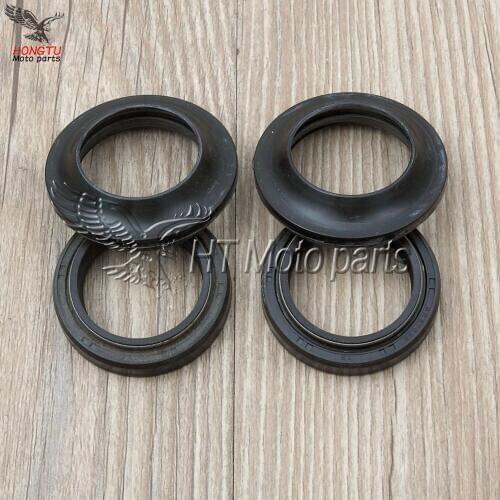 33X45 8/10.5mm Double spring Motorcycle Front Fork Damper oil seal Dust cover For Yamaha XV250 Virago XV 250 02-07 V Star V-Star