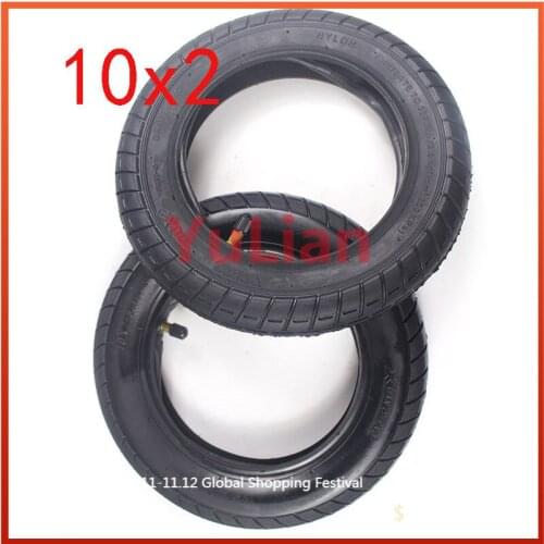 10x2-6.1 Inner Outer Tyre 10x2 Inflatable Wheel Tire for Xiaomi Mijia M365 Electric Scooter Parts