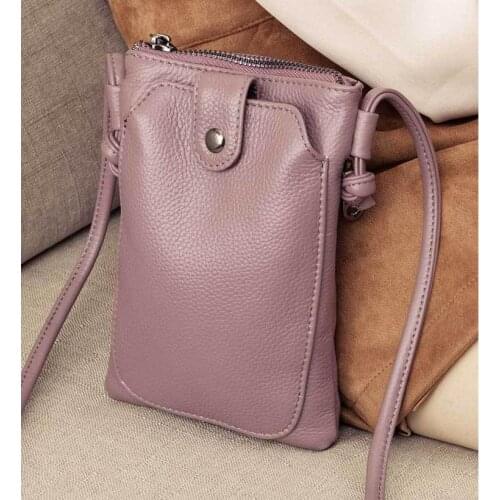 2021 New Arrival Women Shoulder Bag Genuine Leather Softness Small Crossbody Bags For Woman Messenger Bags Mini Clutch Bag