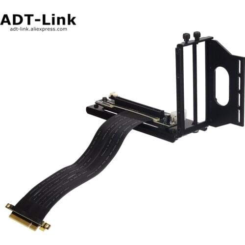 PCIe X8 To X16 Extension Cable PCI Switch Connection Multi-card 8x 16x PCIe Full Speed RTX 3060 Stable Large 6 Pin Power Supply