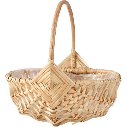 Woven Fruit Holder Storage Basket Garden Decor Waterproof Delicate Portable Rattan Watermelon Shape Handmade