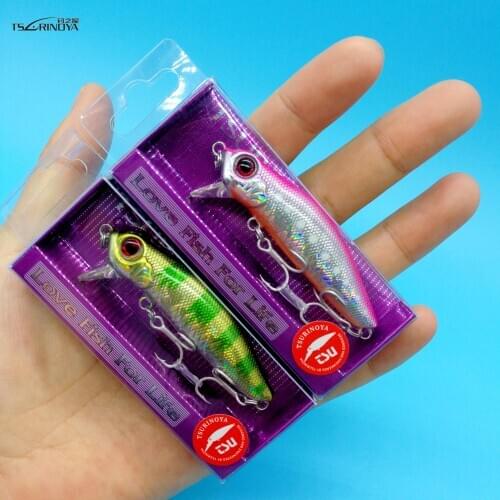 TSURINOYA 3PCS/LOT Shallow Range Minnow Fishing Bait 6g/64mm Floating 0-0.3m Fishing Bait Fishing Tackle Free Shipping