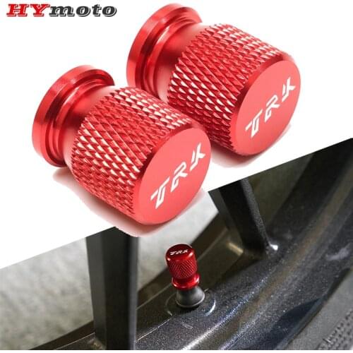 With Logo TRK For Benelli TRK251 TRK502 TRK502x TRK 251 502 502x Motorcycle CNC Accessories Wheel Tyre Valve Air Port Caps Cover