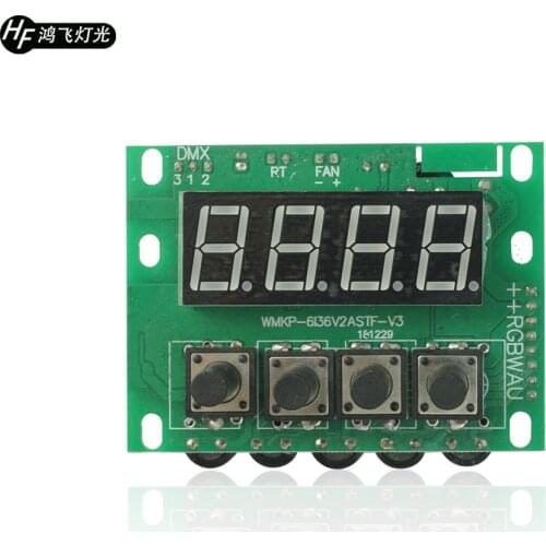 Stage led par light Motherboard RGBWA UV 6-color Control board 18x18w 24x18w par light Control board