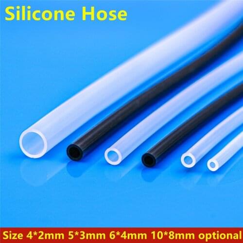 Silicone Rubber Pipe For Roland VP540 Epson Mutoh Mimaki Eco solvent printer ink hose Silica Ink Tube Ink Pump soft hose 5m