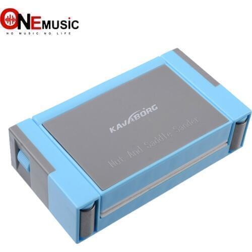 Blue 100x55x25mm Guitar Saddle and Nut Sander Polishing Abrasive Kit