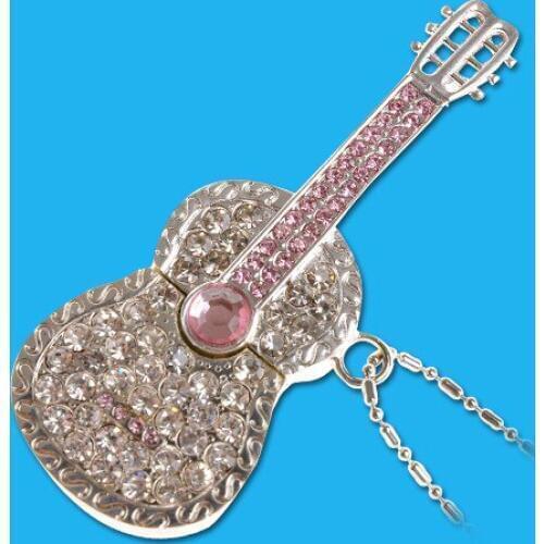USB 3.0 High Speed Lovers Gift Guitar Jewelry Usb Pendrive 64GB Flash Drive 32GB Pen Drive 16GB 8GB Drives Memory Stick Card