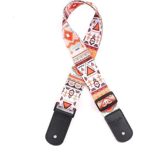 High-end New Color Guitar Straps Rock Guitar Player Special Personality Straps National Wind Straps