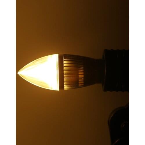 3pcs B22 8W LED Candle Light Bulb Chandelier Lamp Spotlight High Power AC85-265VDrop shipping