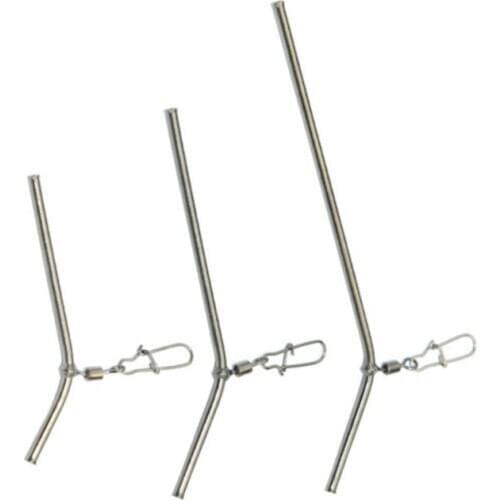 5Pcs 50mm/70mm/90mm Small Style Brass Tube Fishing Balance Connector Fishing Tackle Anti Tangle Booms Sea Fishing Accessories