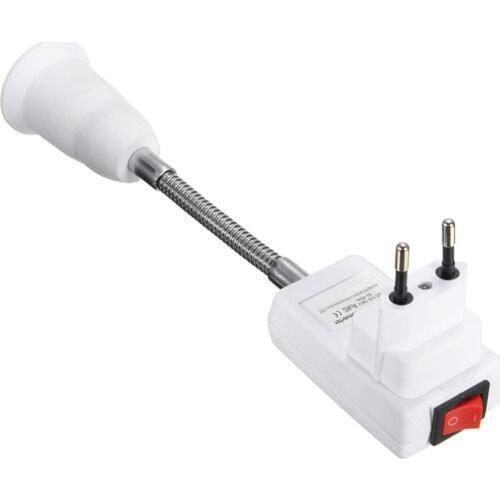21.5cm Length Extend Lamp Holder Converter Adapter Socket Base Type Extension E27 male to E27 female plug lamp holder converter