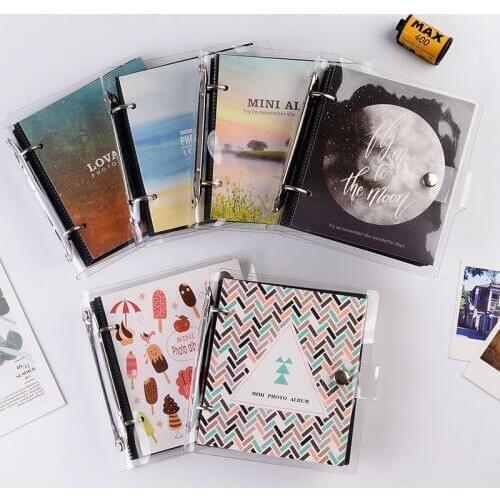 100 Pockets 3 Inch Mini Film Photo Paper Album Commemorative Book for Fujifilm Instax Mini 8 9 Polaroid Film Name Card Holder