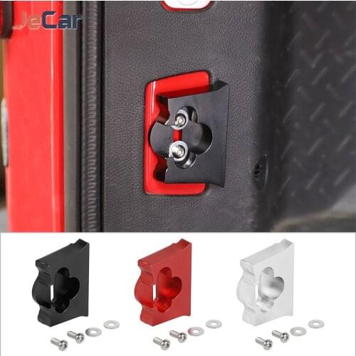 Tailgate Position limit Bumper Metal Stopper Lock Accessories Rear Door Aluminum Limit Block For Jeep Wrangler JK 2007-2017