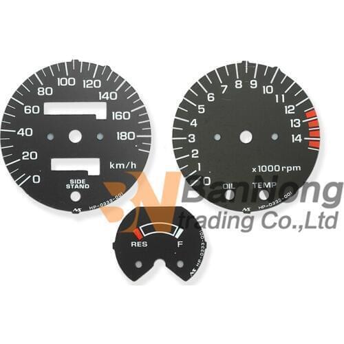 Free shipping motorcycle Face Plate Instrument Panel Meter Digital Dial For HONDA CB400 SuperFour 1995-1998 NC31 white scale
