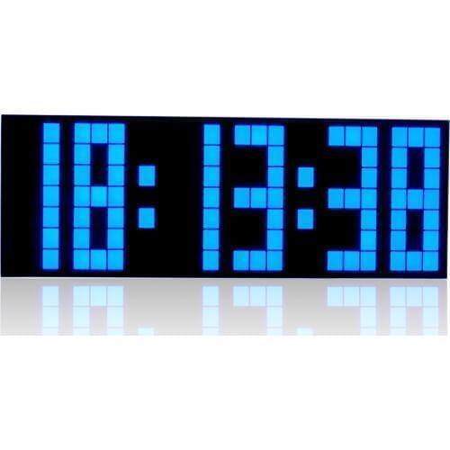 LED Big Digital Alarm Clock Bedroom Gym Office Snooze Desk Clock Full Range Brightness Dimmer Timer Calendar Temperature Display