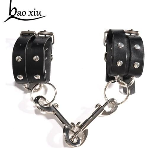 Punk Vintage Sexy Female Leather Harness Bracelet Metal Buckle Gothic Harness Waist To Leg Suspenders Garter Bangle for Women