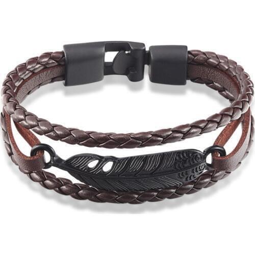 JANEYACY HOT Fashion Jewelry Alloy Anchor Bracelet Men Casual personality Leather Bracelet Vintage Punk Bracelet Women