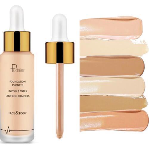 Pudaier face makeup liquid foundation cream 40g waterproof long lasting moisturizing base concealer corrector maquillaje PD020