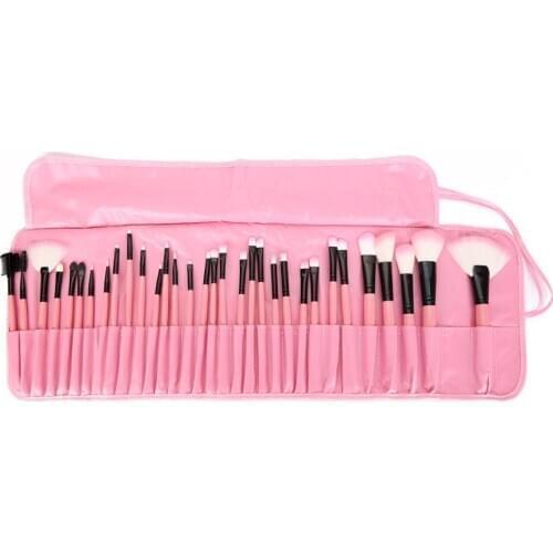 32 Pcs Makeup Brushes Set Cosmetics Brushes Tool Kit Powder Blush Eyebrow Lip Foundation Brushes Professional Makeup Brushes Set