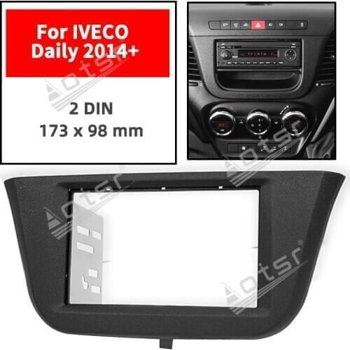 11-744 Car Radio Fascia Panel for IVECO Daily 2014+ Stereo Fascia Dash CD Trim Installation Kit