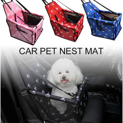 Pet Dog Carrier Car Seat Cover Pad Carry House Cat Puppy Bag Car Travel Folding Hammock Waterproof Dog Bag Basket Pet Carriers