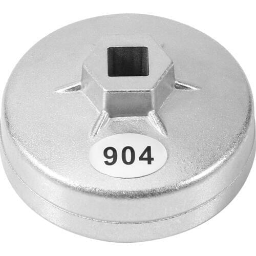 79mm 15 Flute Polygonal Dome Aluminum Silver Oil Filter Wrench Cartridge Car Socket Remover Tool For YuedaKia For Ford Fiesta