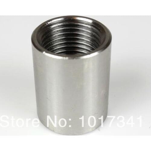 Stainless Steel 304 1/2"BSP Full Coupler - 1.5"L , Brewer Hardware, Pump Fitting