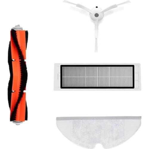 Whole Set Replace Parts for Xiaomi roborock s5 s50 s502-00 s6 s6max s6maxv s6pure Robotic Vacuum Cleaner Kits Brush Filter Cloth