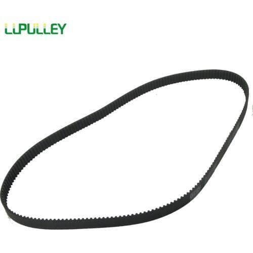 LUPULLEY S3M Timing Belt Black Round Rubber Gear Belt S3M804/840/900/918/924/927/948/999 Pitch 3mm Width 10/15mm for Machinery