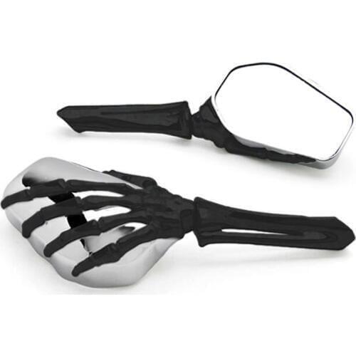 Brand new Skeleton Skull Hand Motorcycle Mirrors For Victory Cross Country