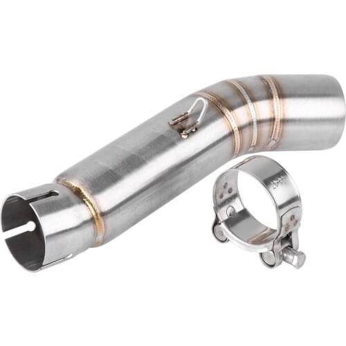 Motorcycle Exhaust Middle Pipe Link Connect For Honda CBR500R CB500X CBR400R CB400X Middle Section Of Exhaust Pipe