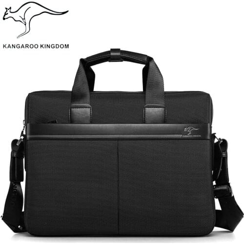 Kangaroo Kingdom Famous Brand Men Handbag Oxford Male Shoulder Messenger Bags Business Large Capacity Men Briefcase Laptop Bag