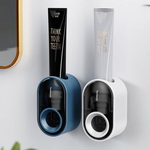 Toothpaste Squeezer Tube Wall Mount Toothpaste Dispenser Automatic Care Squeezer Dispenser Bathroom Holder Supplies