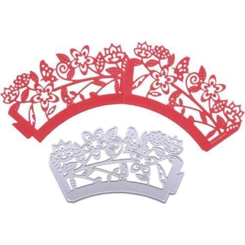 YLCD1569 Flower Cake Frame Metal Cutting Dies For Scrapbooking Stencils DIY Album Cards Decoration Embossing Folder Die Cuts New