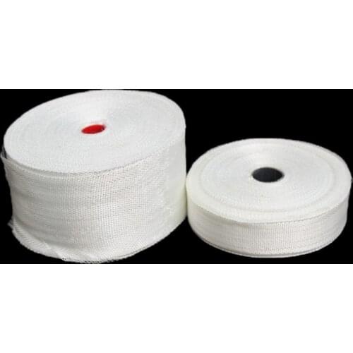1 Roll White Fiberglass Cloth Tape High-strength Glass Fiber Fibrous Belt Resist