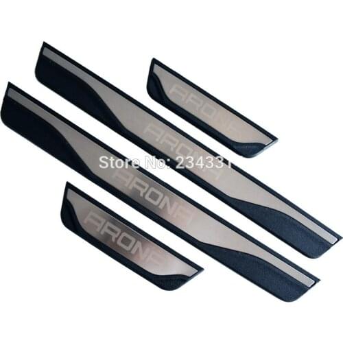 For Seat Arona KJ7 2017-2019 2020 Stainless Door Sill Scuff Kick Plate Protectors Trim Guard Pedal Cover Car Styling Accessories
