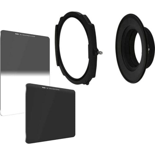 Aluminum 150mm M15 system filters kit, holder & adapter & 150x170mm soft graduated nd0.9 nd8 & 150x150mm nd1000 10 stops