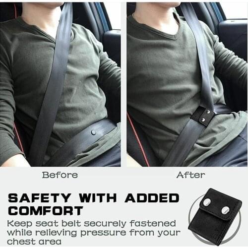 Auto Seat Belt Regulator Anti-Le Neck Fixer Adjuster Locator-2 Belt Pcs Seat Car Equipment P9Y9